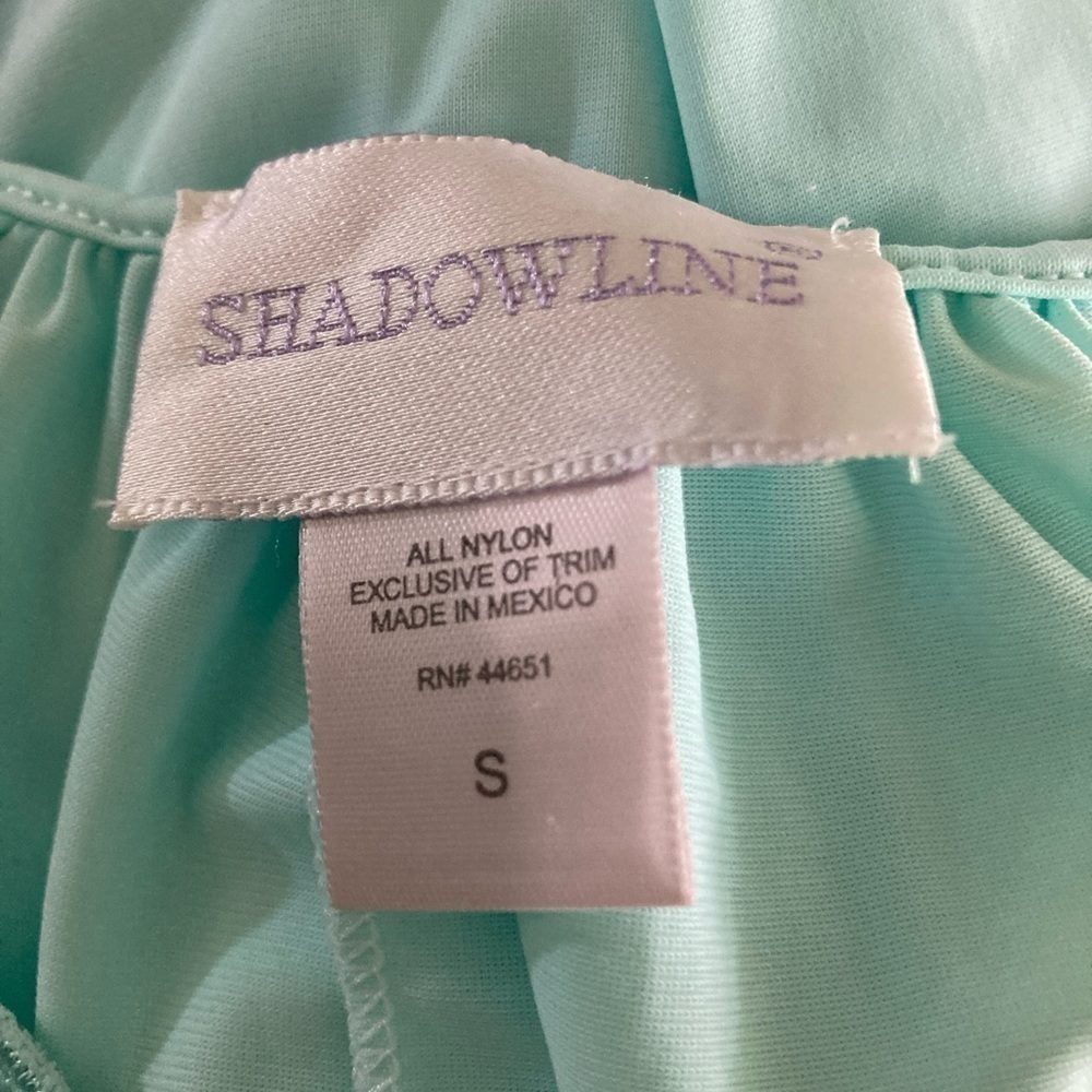 Shadowline Nightgown Roses Size Small Vintage - Picture 3 of 10